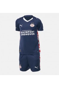 Fotbalové Dres PSV Eindhoven Dětské Venkovní Oblečení 2025-26 Krátký Rukáv (+ trenýrky)